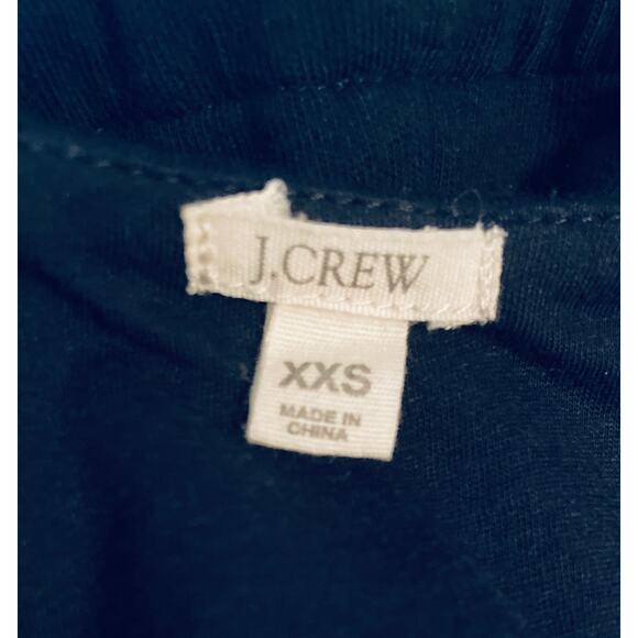 J Crew Dress Navy Sleeveless Soft Cotton & Silk Size XXS - Picture 7 of 10